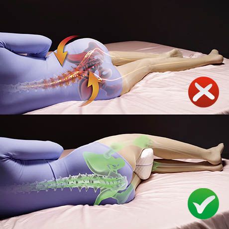 Ortopedický polštář mezi kolena