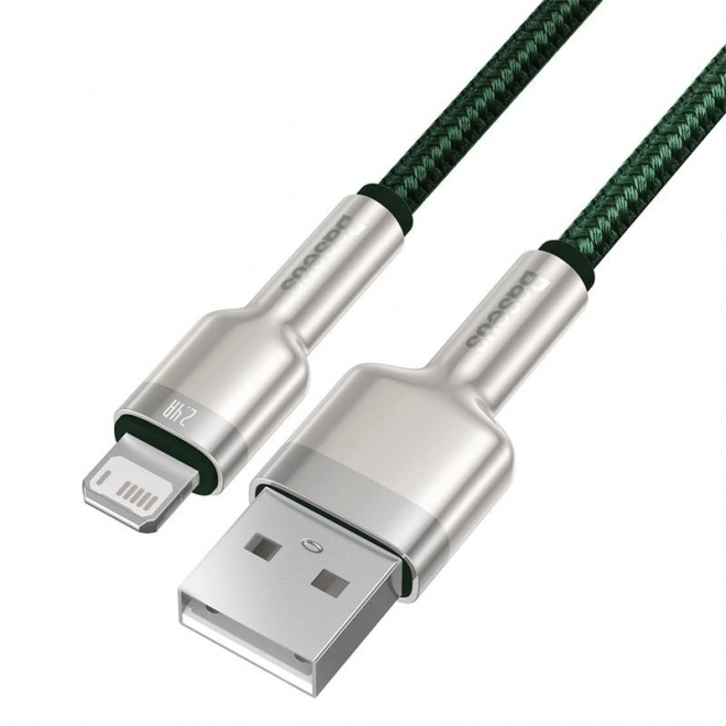 USB kabel pro Lightning Baseus Cafule, 2,4 A, 1 m (zelený)