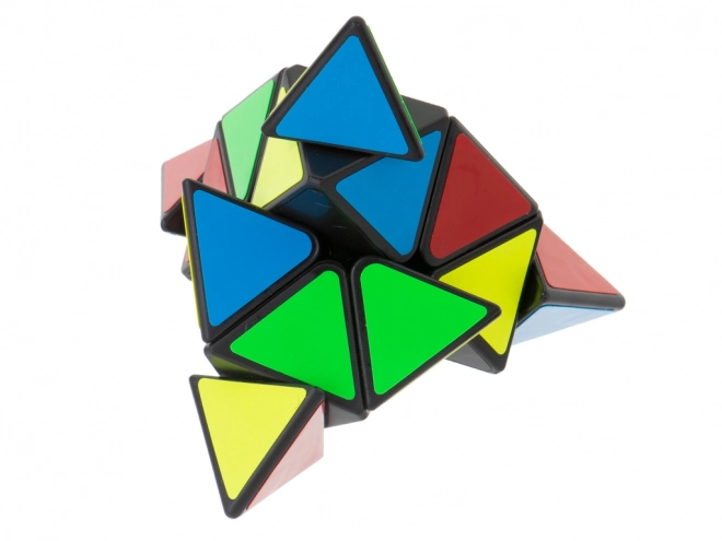 PYRAMINX puzzle hra s kostkami Black MoYu