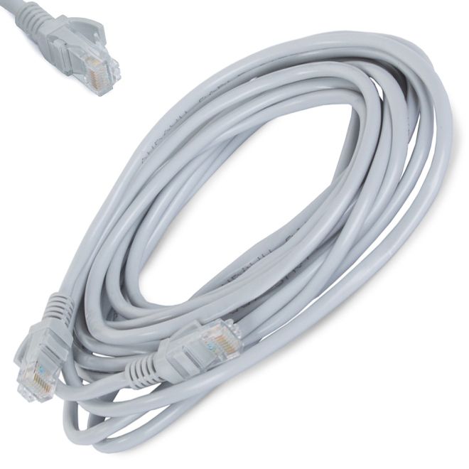Síťový kabel lan cat5e rj45 kroucený pár ethernet 5m