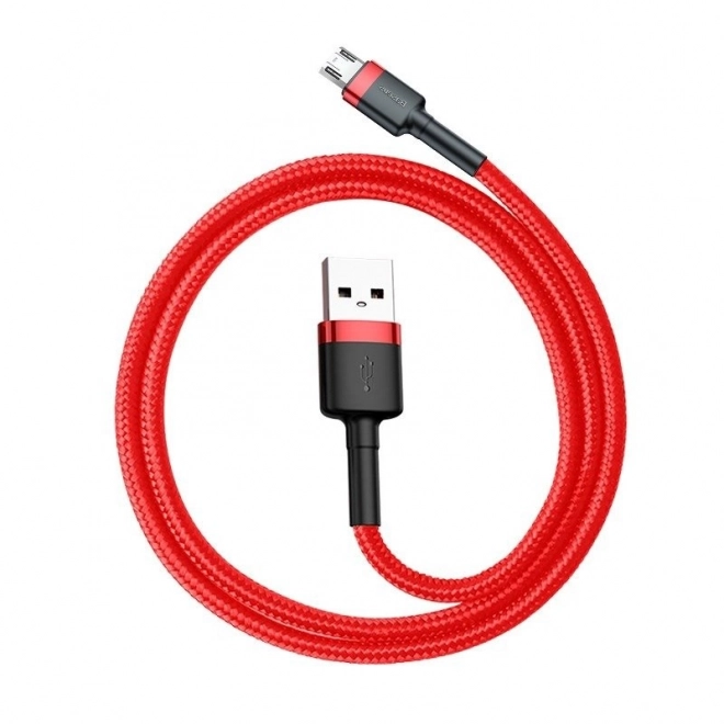 Datový kabel Micro USB Baseus Cafule 1,5A 2m (červená)