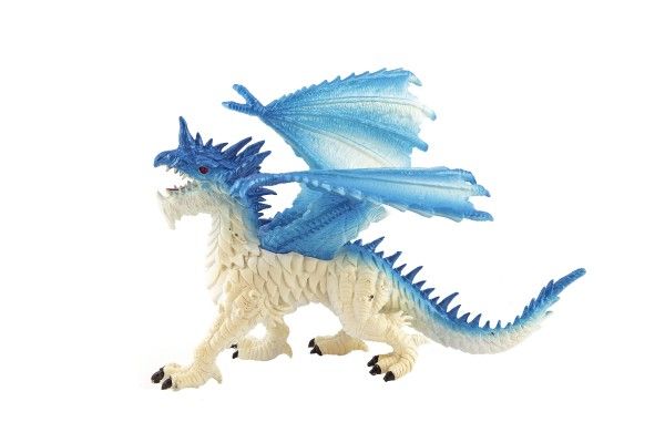 Sběratelské figurky draků – Modro-bílý
