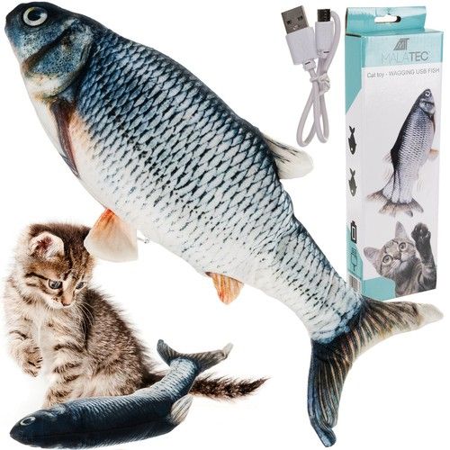 Pohybující se ryba pro kočky – Plotice