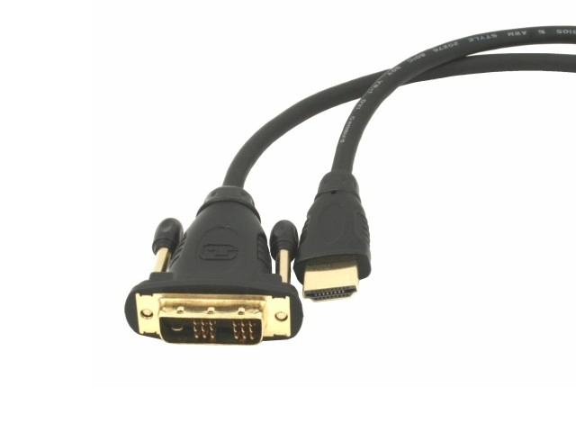 Kabel HDMI-DVI 1,8 m (pozlacené koncovky)