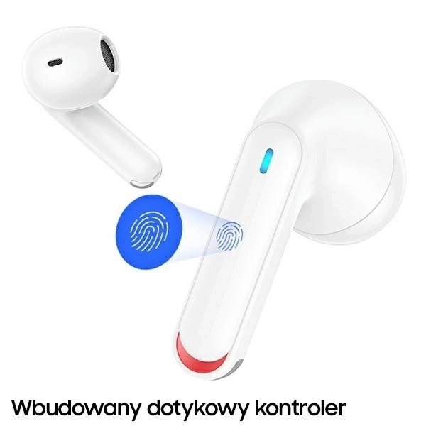 Sluchátka Bluetooth TWS 5.2 řady NX10 s duálním mikrofonem růžová