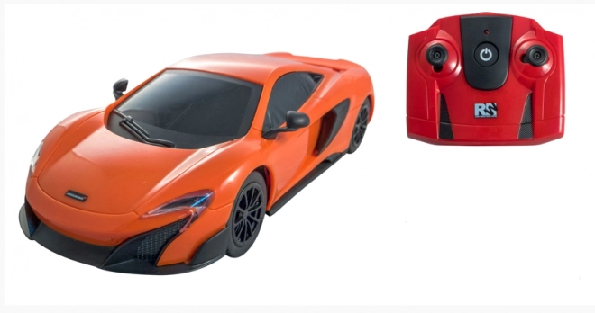 Čtyři funkce Mclaren 675LT Coupe Orange auto na dálkové ovládání - 29218M