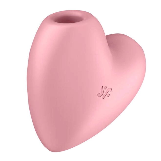 Masážní přístroj na klitoris Satisfyer Cutie Heart Light Red (růžový)