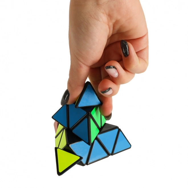 Puzzle hra PYRAMINX puzzle kostka 9,7 cm