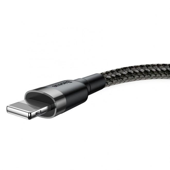 Baseus Cafule USB Lightning kabel 2,4 A 0,5 m (šedo-černý)