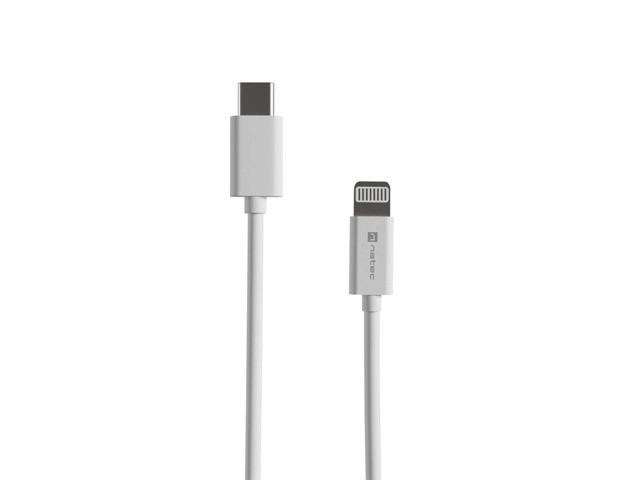 Kabel Lightning (M)->USB-C(M) 2m MFI Prati White