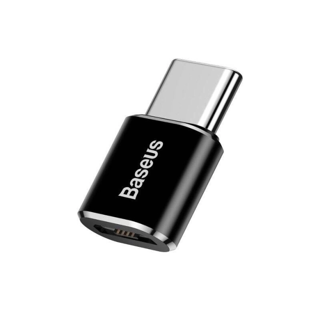 Adaptér Micro USB na USB typu C - černý