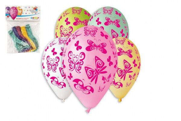 Nafukovací balónky - Motýlci 5 ks