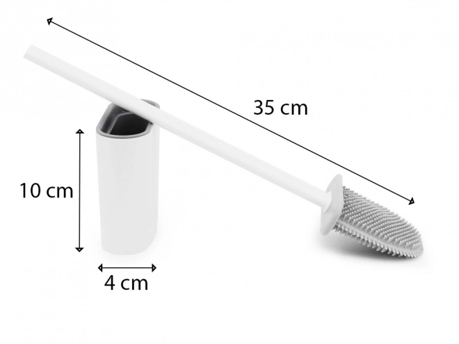Silikonová WC štětka pro koupelnu wc