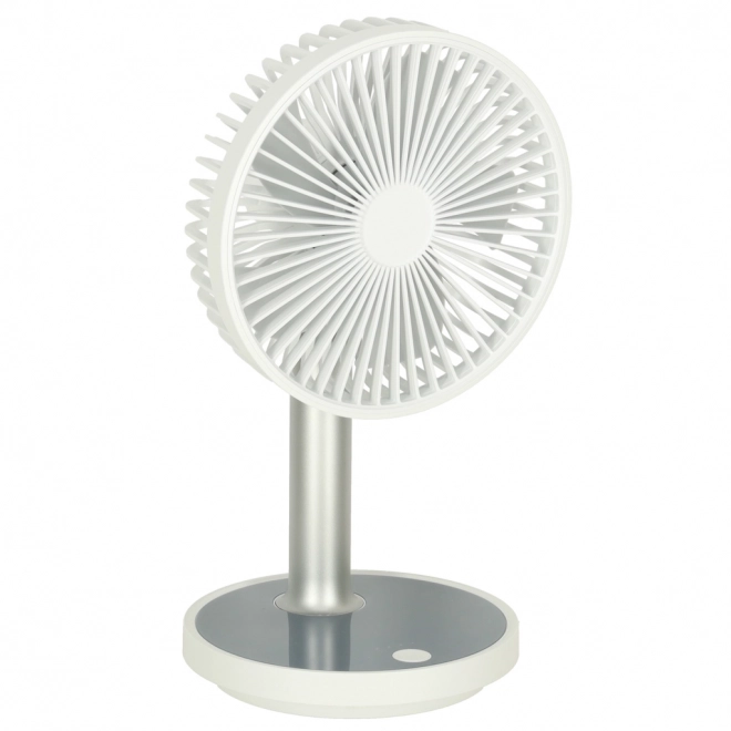 Bezdrátový stolní ventilátor 30 cm bílý