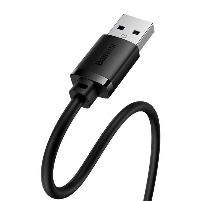 Prodlužovací kabel USB 2.0 Baseus samec - samice, řada AirJoy, 0,5 m (černý)