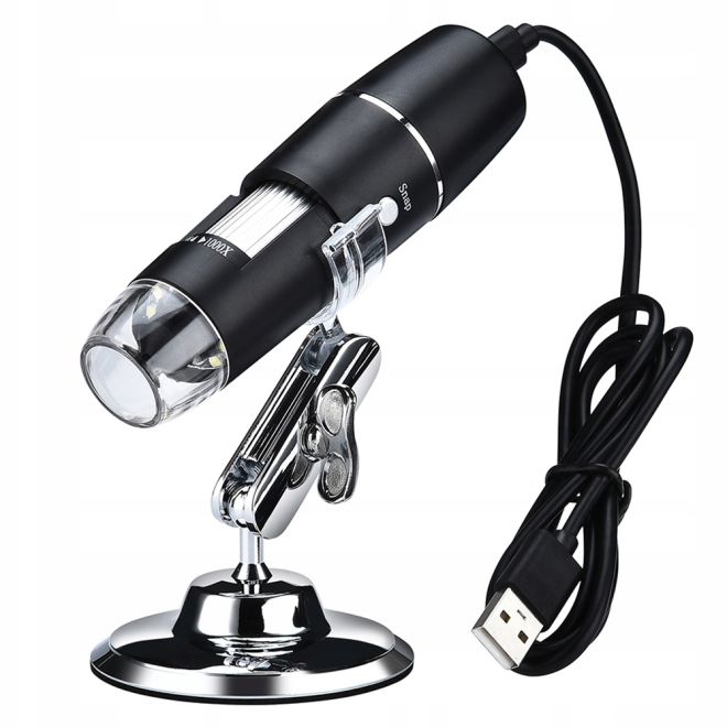 Profesionální USB Digitální Mikroskop s Až 500násobným Zvětšením