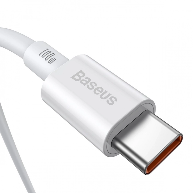 Kabel Baseus Superior Series USB-C na USB-C, 100W, 1m (bílý)