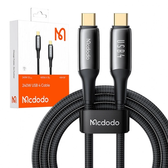 Mcdodo CA-2990 Kabel USB-C na USB-C, PD 140W, 1,2 m (černý)