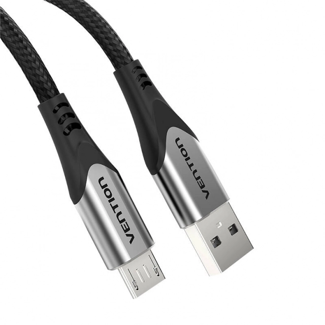 USB kabel 2.0 A na Micro USB Vention šedý