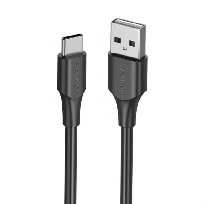 USB kabel USB 2.0 na USB-C pro rychlé nabíjení 0,25 m černý