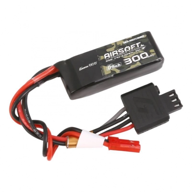 Gens ace G-Tech 35C 300mAh 2S1P 7,4V Airsoft Gun Lipo baterie s JST-SYP konektorem