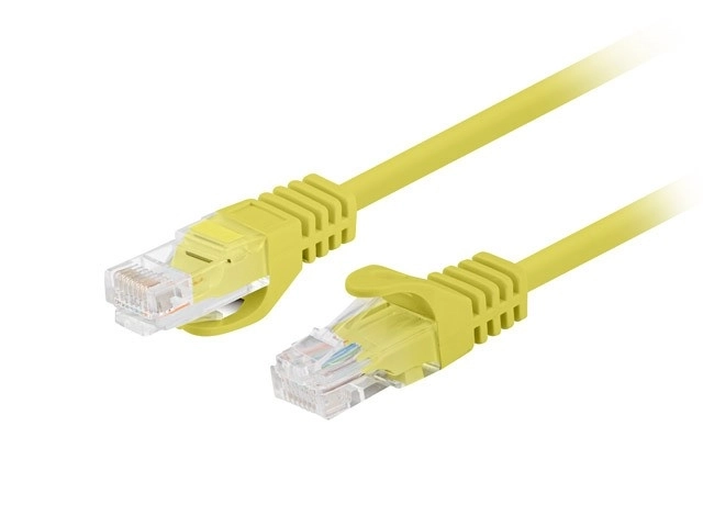 Patchcord cat.6 UTP 3M 10-pack fluke passed žlutý