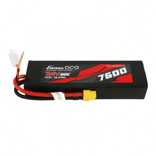 Baterie Gens Ace 7600mAh 7,4V 60C 2S2P XT60 Materiál pouzdra