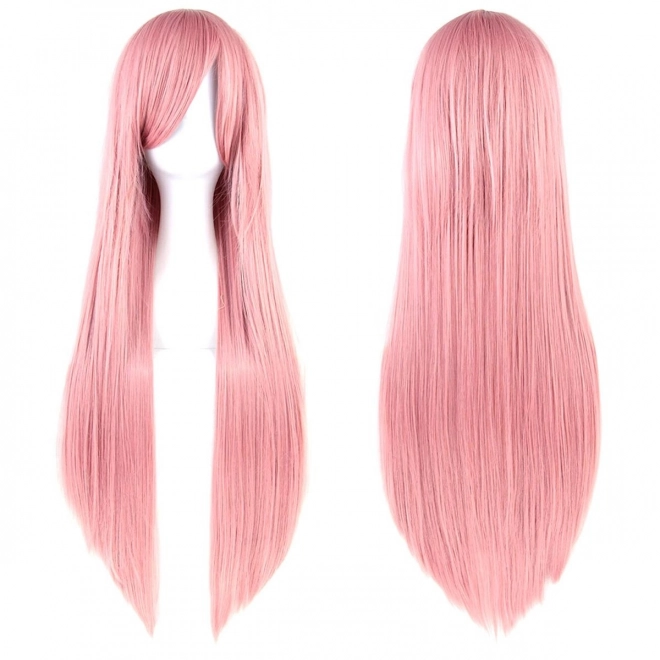 BQ3D PERUKA HAIR 80cm PUSH Pink COSPLAY