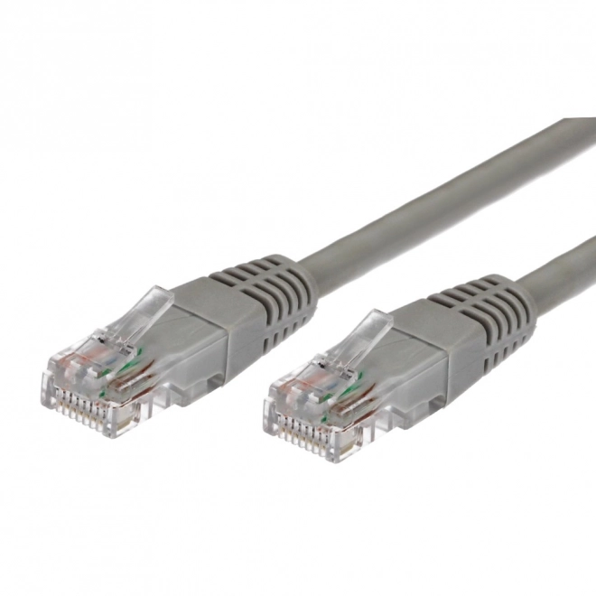 Měděný propojovací kabel Cat.6 RJ45 UTP 5 m. šedý