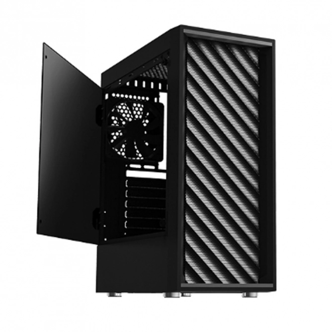 PC skříň T7 ATX Mid Tower s akrylovou bočnicí