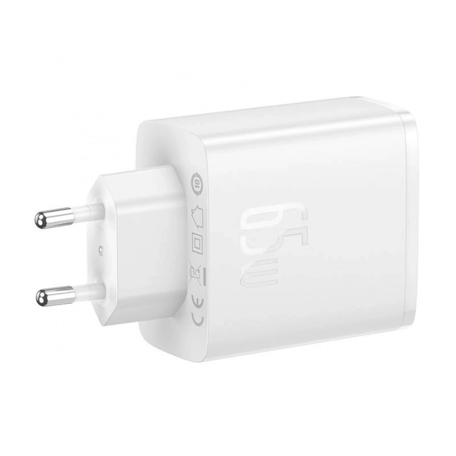 Nástěnná nabíječka Baseus OS-Cube Pro 2xUSB-C + USB, 65W (bílá)