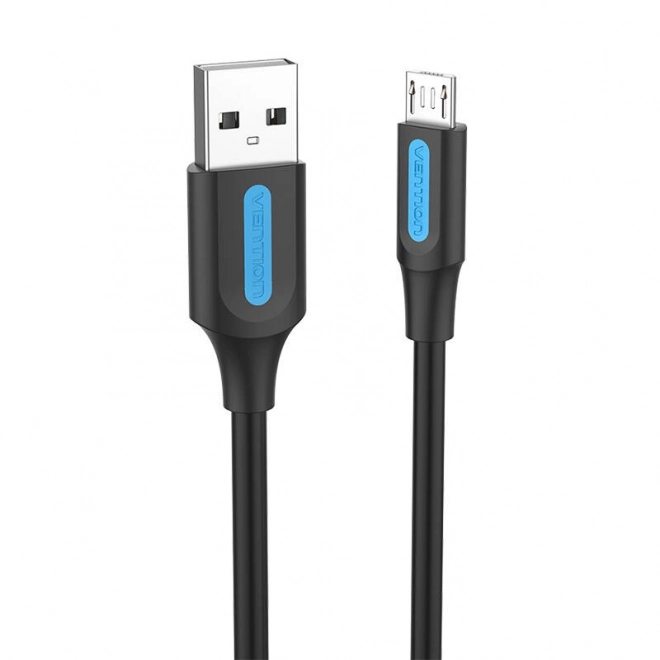 Usb kabel 2.0 a na micro usb Vention 0,25m černý