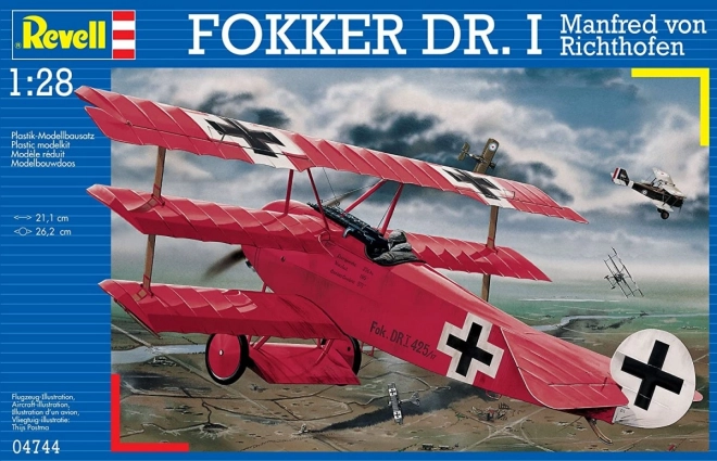 Plastikový model letounu Fokker Dr.I Richthofen