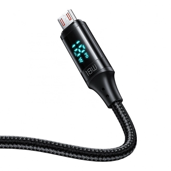 Kabel Mcdodo CA-1070 USB na Micro USB, 3A, 1,2 m (černý)