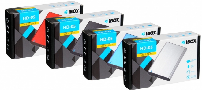 IBOX HD-05 2,5 USB 3.1 skříň Šedá