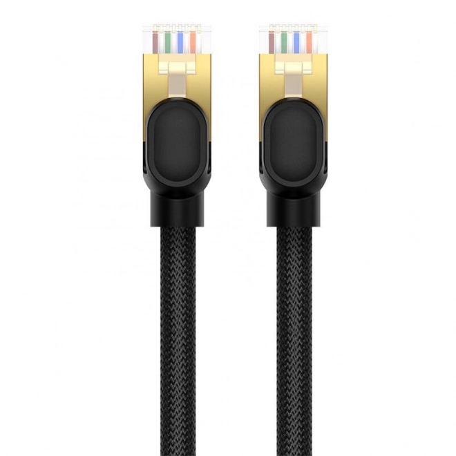 Síťový kabel cat.8 Baseus Ethernet RJ45, 40Gb/s, 5 m (černý)