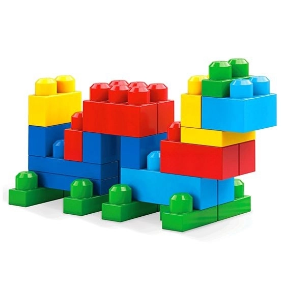 Mega Bloks First Builders Kostky v plastovém pytli 60 ks