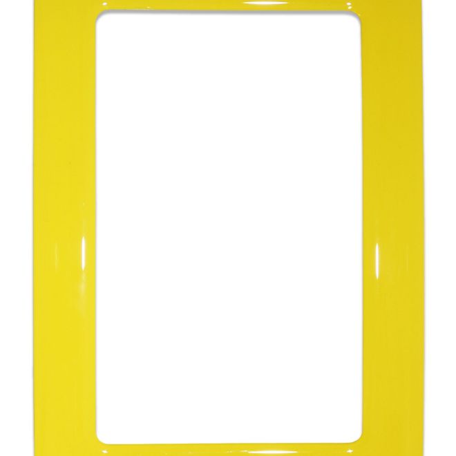 Magnetický samolepicí rámeček velikosti 13,0x8,1 cm - žlutý