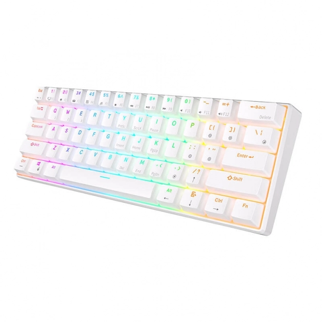 Mechanická klávesnice Royal Kludge RK61 RGB, červené spínače (bílé)