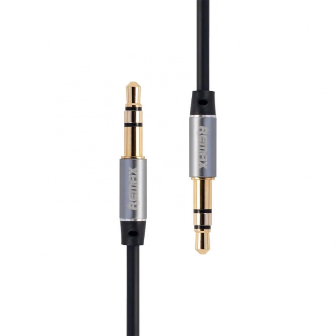 Mini jack 3,5 mm AUX kabel Remax RL-L200 2 m (černý)