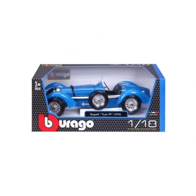 Bburago 1:18 Bugatti Type 59 Blue