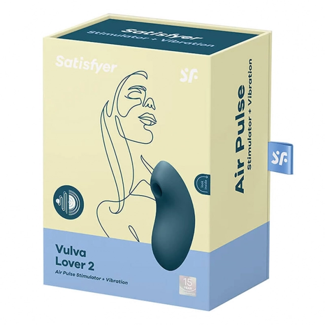 Masážní přístroj na klitoris Satisfyer Vulva Lover 2 (modrý)