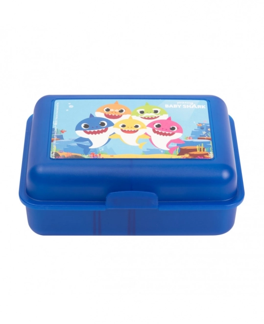 Box na snídani, Lunch Box Baby Shark,17,5 x 12,8 x 6,9 cm, LICENCOVANÝ ORIGINÁLNÍ VÝROBEK