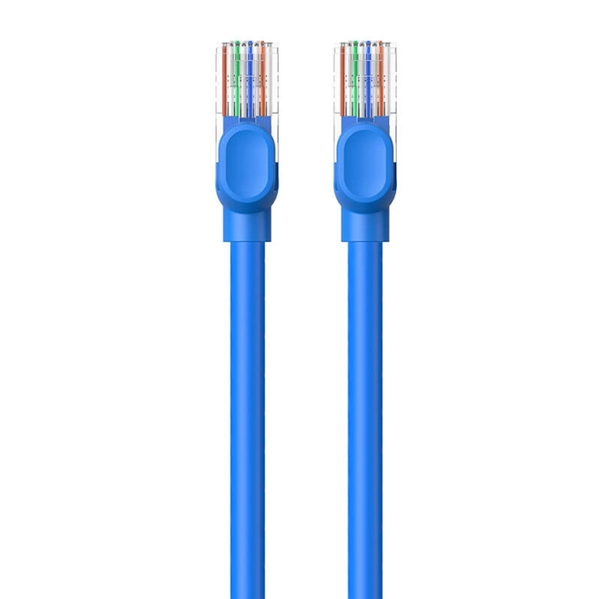 Kulatý kabel Baseus Ethernet RJ45, Cat.6, 1 m (modrý)