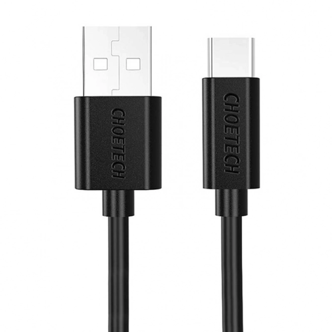 Kabel USB na USB-C Choetech AC0002, 1 m (černý)