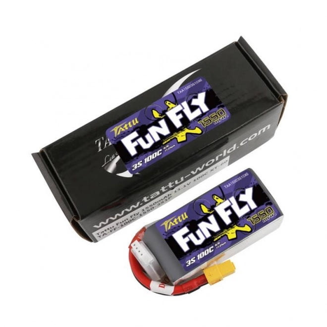 Baterie Tattu Funfly 1550mAh 11,1V 100C 3S1P