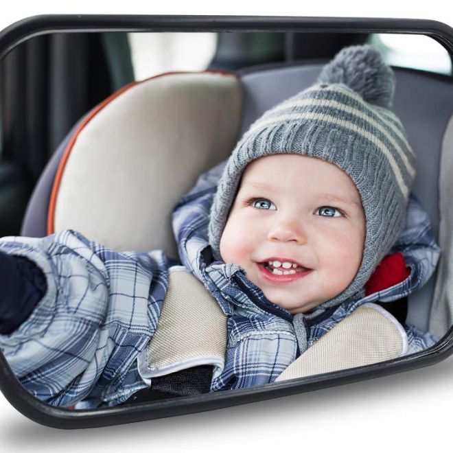 Auto zrcadlo na hlídání dítěte