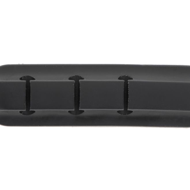Samolepicí držák na kabely 3 dráty silikonový černý