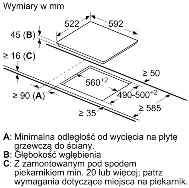 Sklokeramická varná deska PKN631FP2E