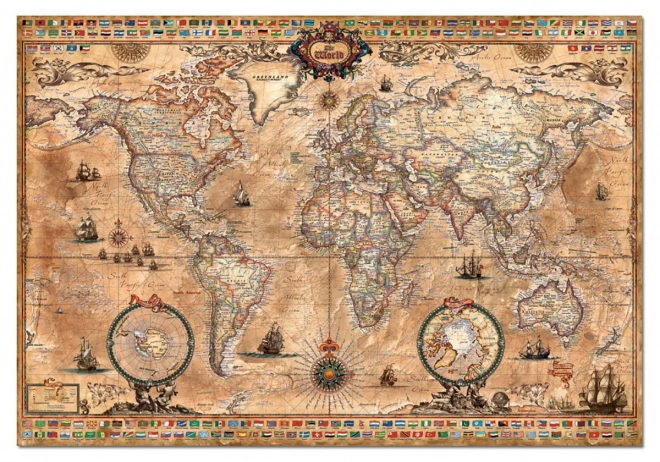 Puzzle 1000 prvků, Antická mapa